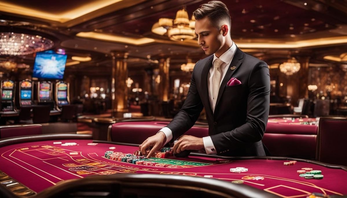 badakbet Number Pair live studio with croupier and multiple camera angles
